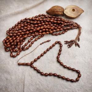 سبحة كوك سادة زيتونة 33 خرزة مقاس 14 مللي