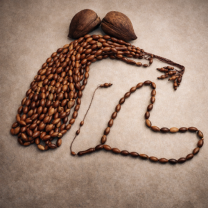 سبحة كوك سادة زيتونة 33 خرزة مقاس 12 مللي