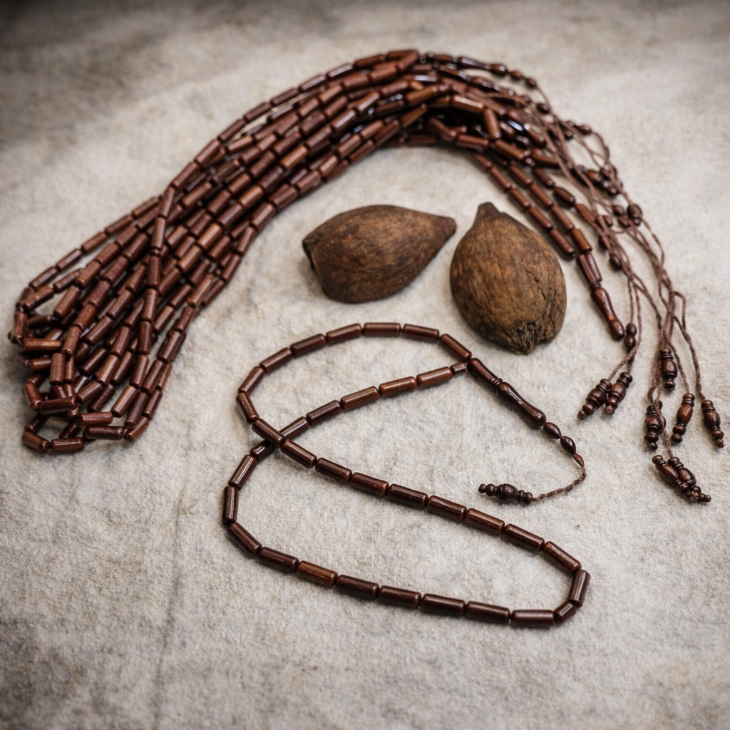 سبحة كوك كبسولة غامق 33 خرزة مقاس 16 مللي