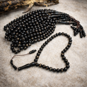 سبحة يسر حر بلية 33 خرزه مقاس 10 مللي