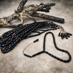 سبحة يسر حر براميلي 33 خرزة مقاس 8*12 مللي