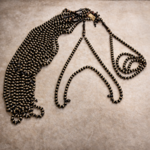 سبحة كوك بلية 99 خرزة مطعم معدن ابيض معالج ضد الصدأ مقاس 8 مللي