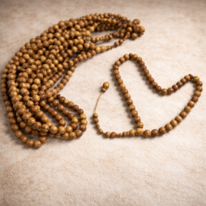 سبحة خشب كيرلي بلية 45 خرزة مقاس 14 مللي