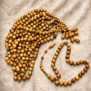 سبحة خشب الزيتون بلية 33 خرزة مقاس 16 مللي