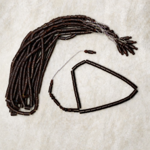 سبحة كاست امريكي صب جديد بني براميلي 33 خرزة مقاس 12 مللي