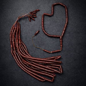 سبحة كاست امريكي صب جديد نبيتي براميلي 33 خرزة مقاس 12 مللي